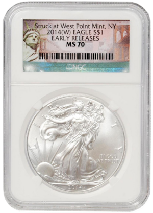 2014-$1-Silver-Eagle-West-Point-Early-Release-MS-70-NGC