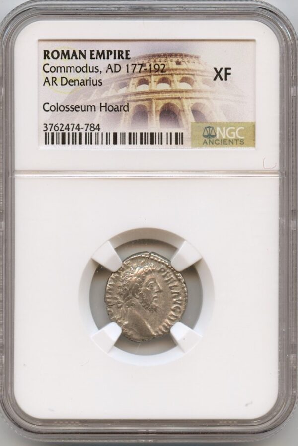 Ancient Roman Empire Denarius-Commodus