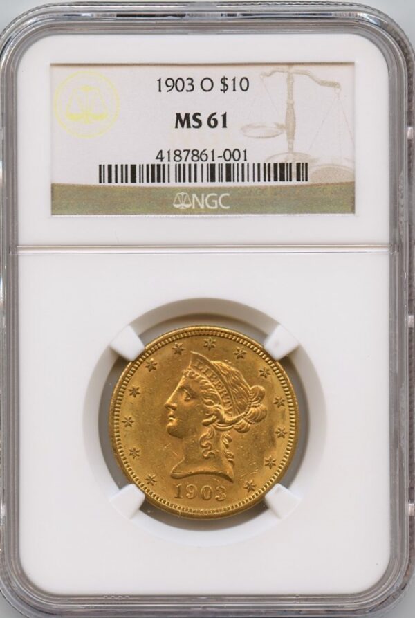 1903-O $10 Gold Liberty MS61