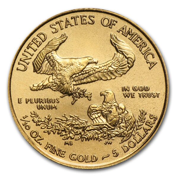 2016 1 oz Gold American Eagle BU - Image 2