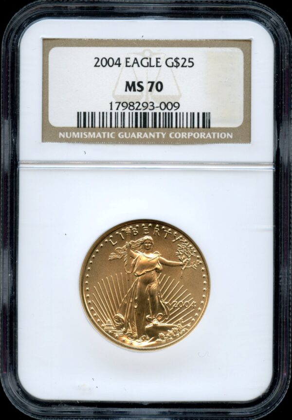 2004 $25 Gold Eagle NGC MS 70