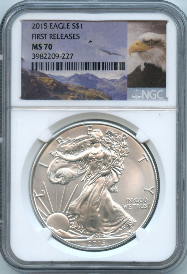 2015 American Silver Eagle NGC MS70 - First Releases