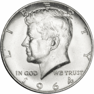 1964 Kennedy Half Dollar - 90% SILVER