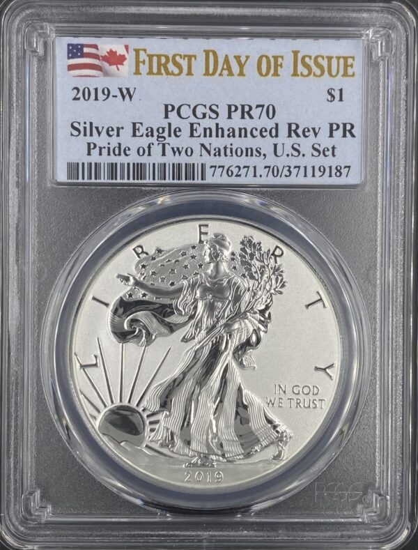 2019-W Pride of Two Nations set PR70 PCGS FDOI