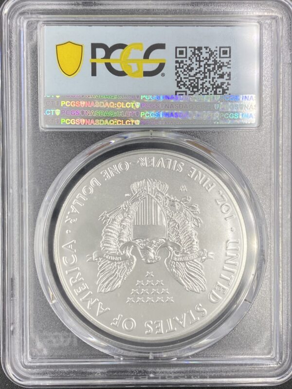 2020-W "Burnished" Silver Eagle SP70 PCGS FDOI - Image 2