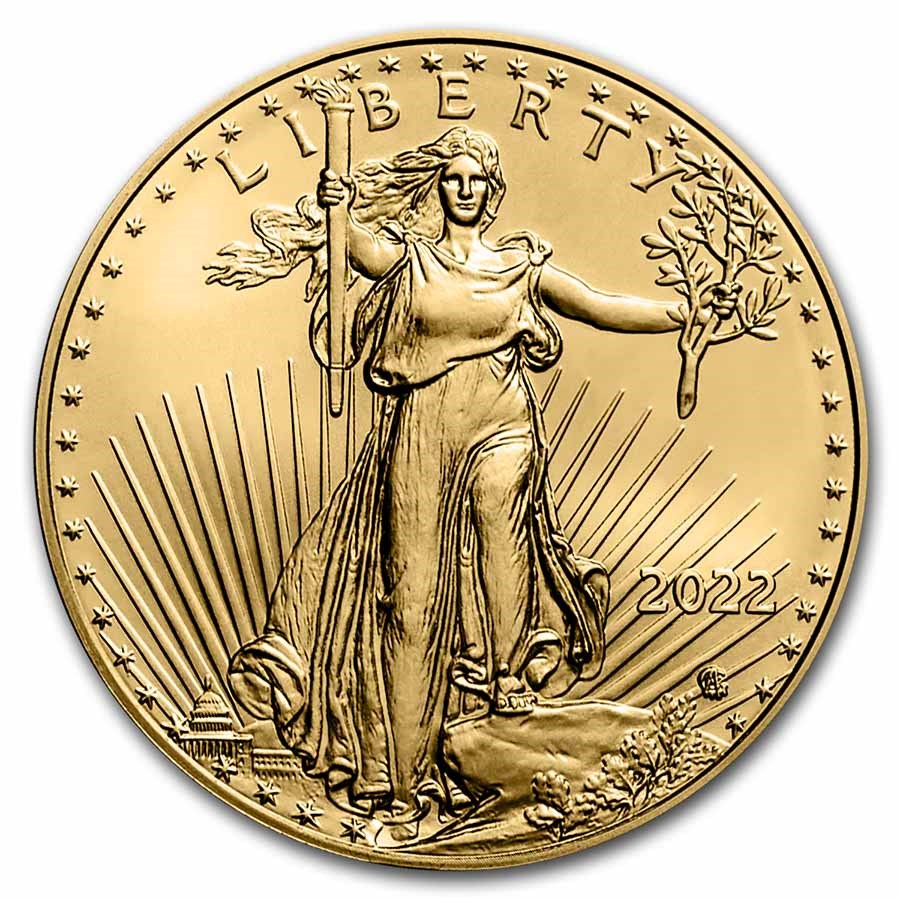 2022 1/10oz American Gold Eagle BU