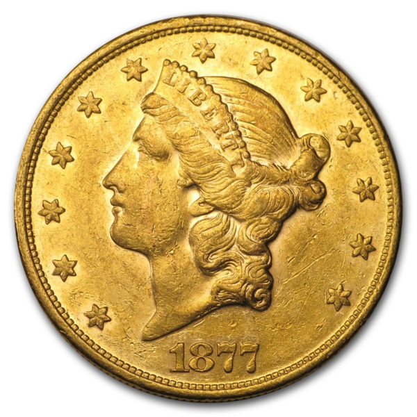 1850-1899 $20 Liberty AU