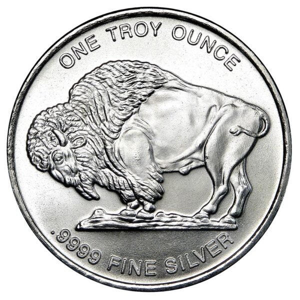 1 oz Pure Silver Buffalo Rounds - Image 2