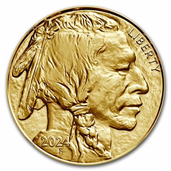 24K 1 oz Gold Buffalo - Gem Brilliant Uncirculated