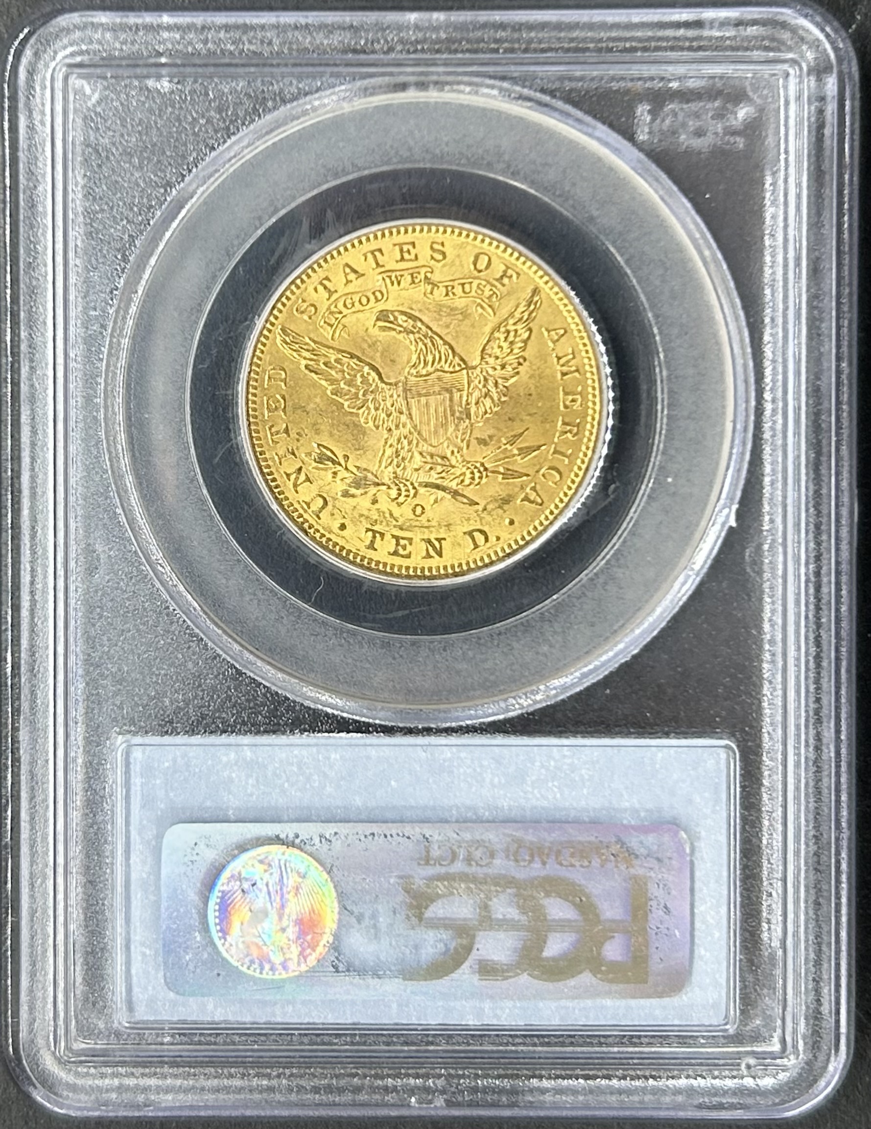 1906-O $10 Liberty Head Gold Eagle – PCGS MS63 with CAC sticker - Image 2