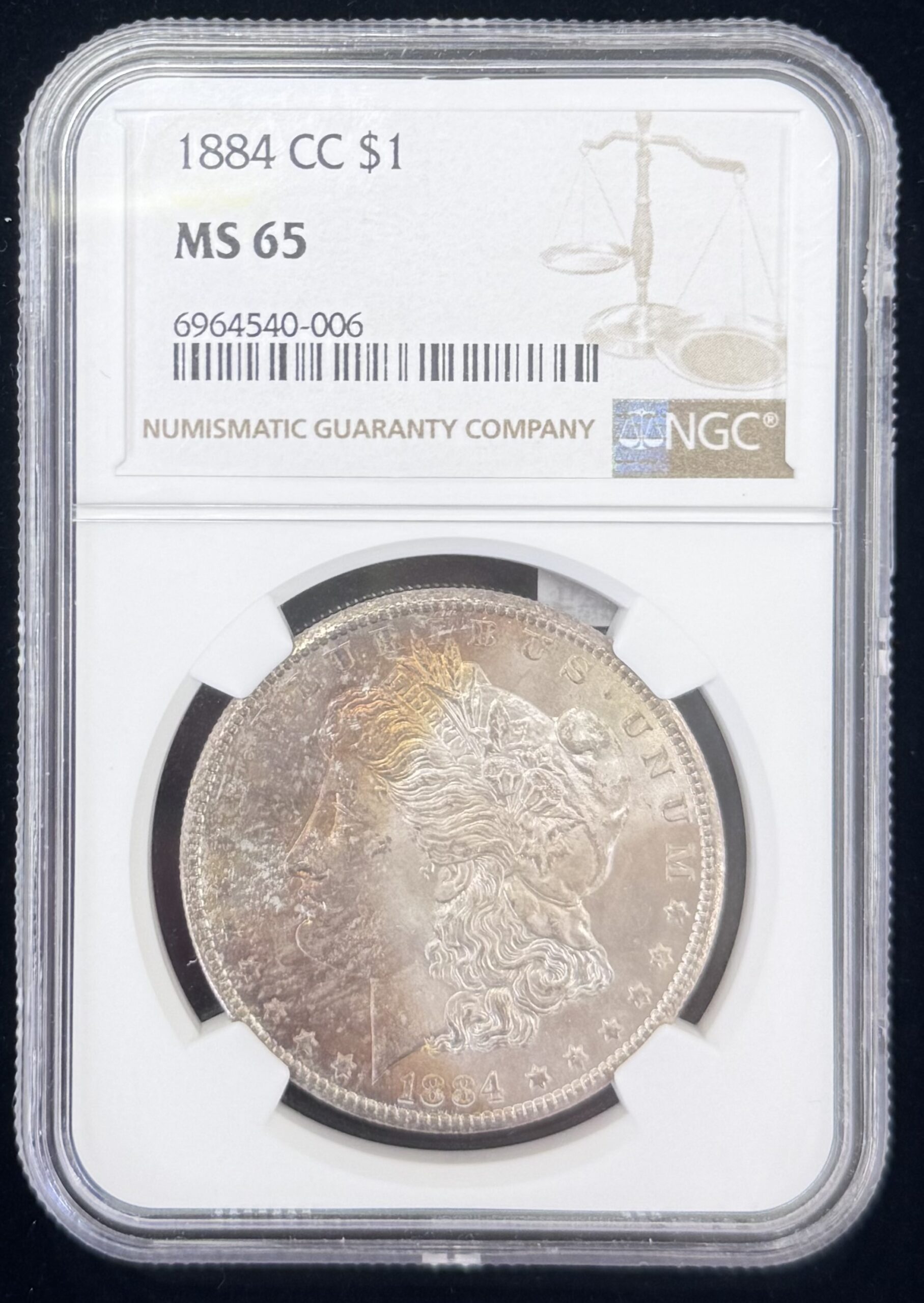 1884 Carson City Morgan Dollar NGC MS65